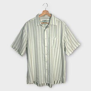 Horny Toad Short Sleeve Shirt LARGE Snaps